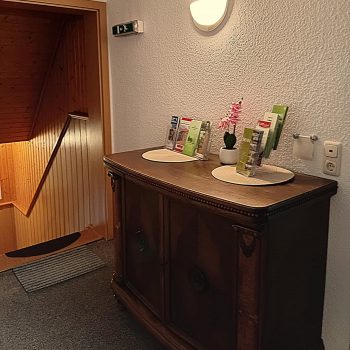 Eingangsbereich Pension